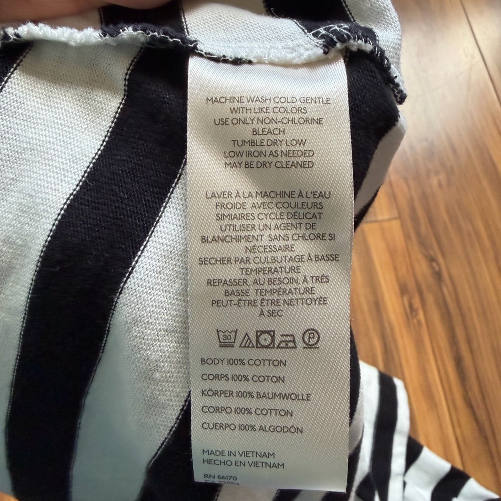 Maeve black/white stripes boatneck top - Picture 8 of 11